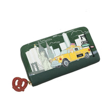 New York City Cats and Corgis Large Ziparound Wallet