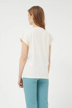 Cotton T-shirt with Yuzu Print