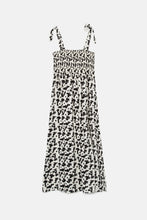 Coral Printed Long Dress