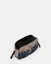 BDaisi Quilted Crossbody Bag in Denim Fabric