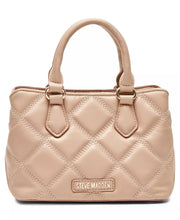 BMickey Quilted Small Satchel in Nude