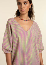 Alaia Woven Dress in Cyclamen Print