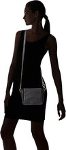 Licia Silky Coated Leather Mini Crossbody Bag Black