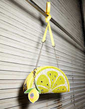 Kitsch Pucker Up Crossbody Bag in Yellow