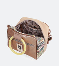 The Nature Watcher Top Handle Bag with Methacrylate Handles