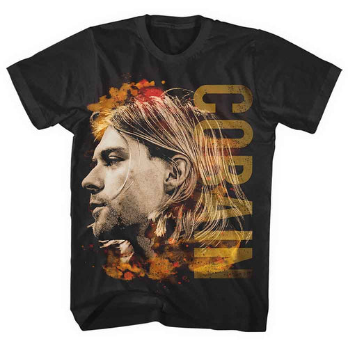 Kurt Cobain Colored Side View Unisex Tee