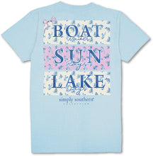 Boat Sun Lake Print Tee