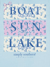 Boat Sun Lake Print Tee