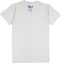 Patriotic Hair Ribbon Patch Bow Print Tee