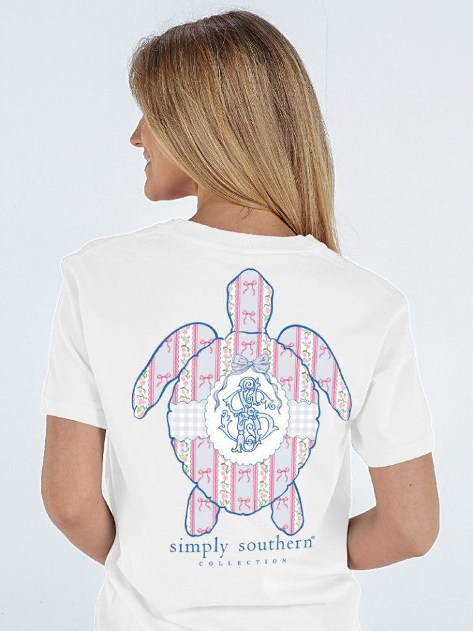 Sea Turtle Coquette Print Tee