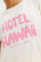 Cotton T-shirt with Hotel Hawaii printed on Front