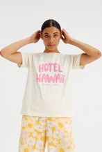 Cotton T-shirt with Hotel Hawaii printed on Front