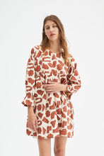 Geometric Print Oversized Mini Dress