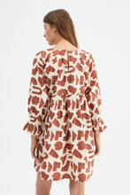 Geometric Print Oversized Mini Dress