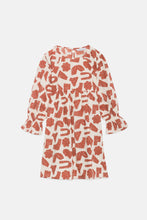 Geometric Print Oversized Mini Dress