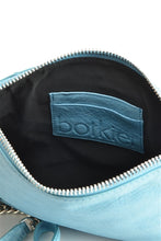 Logan Leather Cross Body Bag in Blue