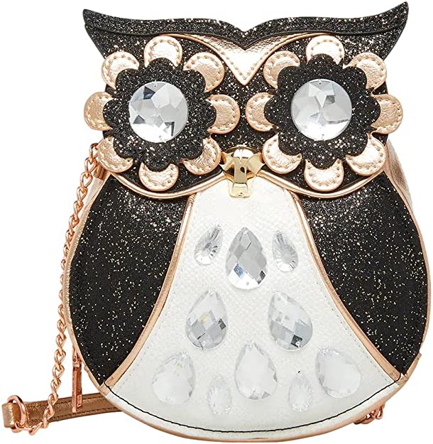 Night Owl Crossbody Bag in Black