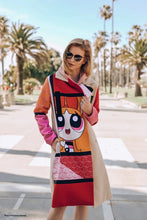 Classic Cut Coat with Powerpuff Blossom Print