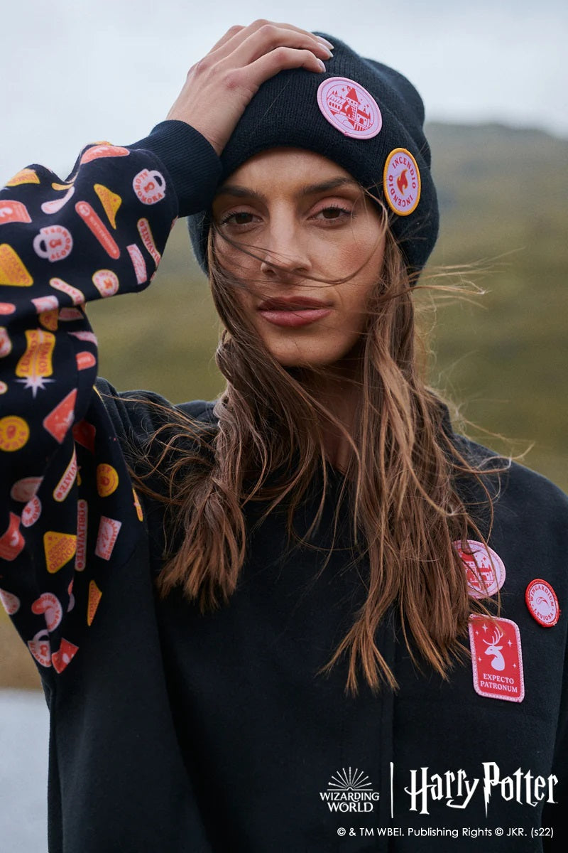 Incendio Cap Beanie in Black