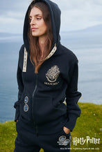 Patronus Zip Up Hoodie in Black