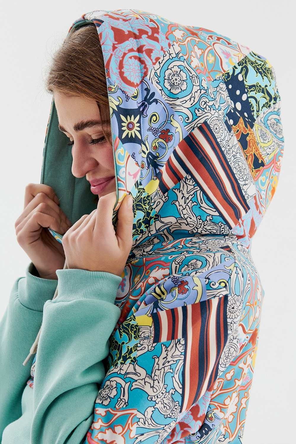 Minty Memories Hoodie in Multi