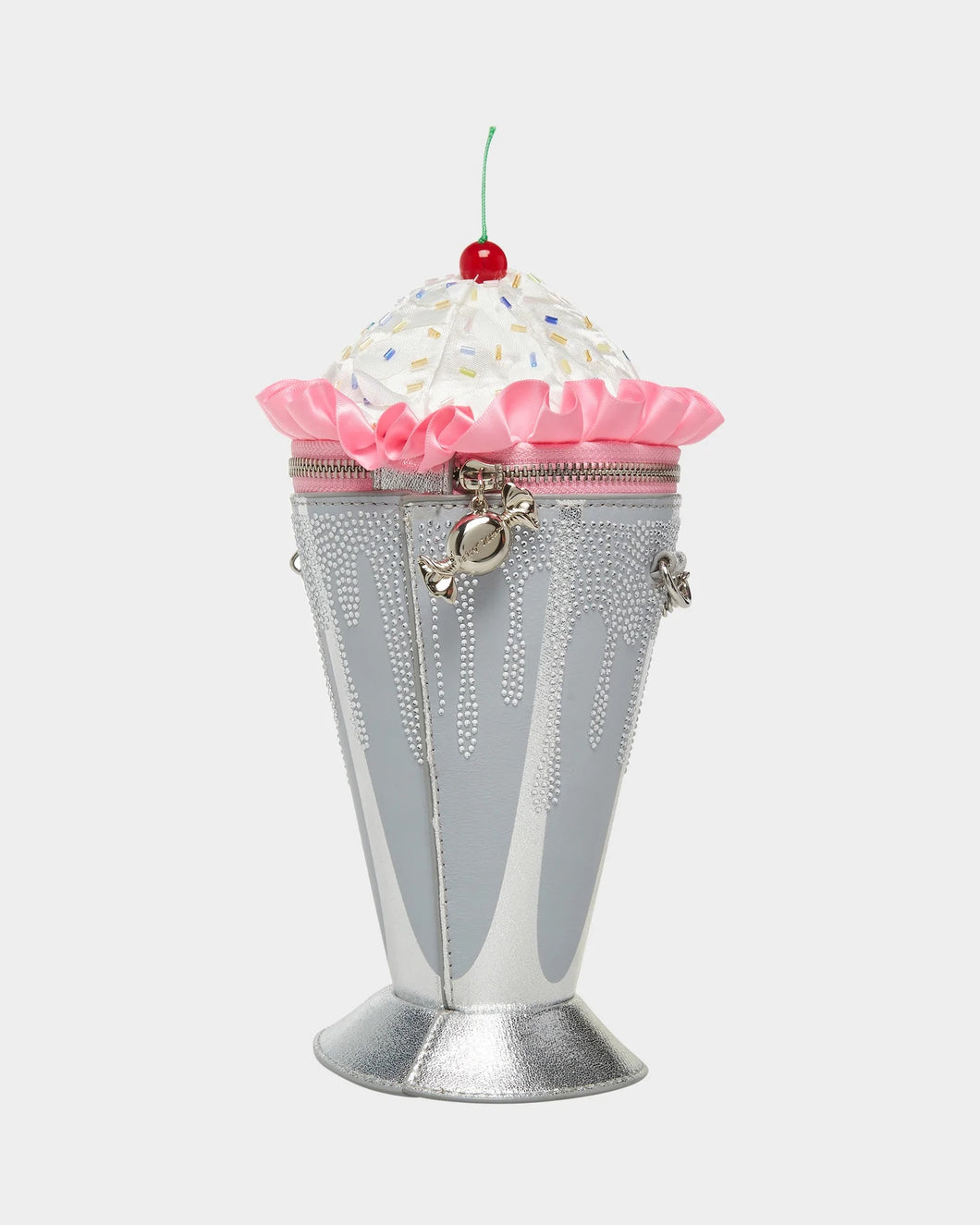 Kitsch Shake It Up Crossbody Bag in Silver