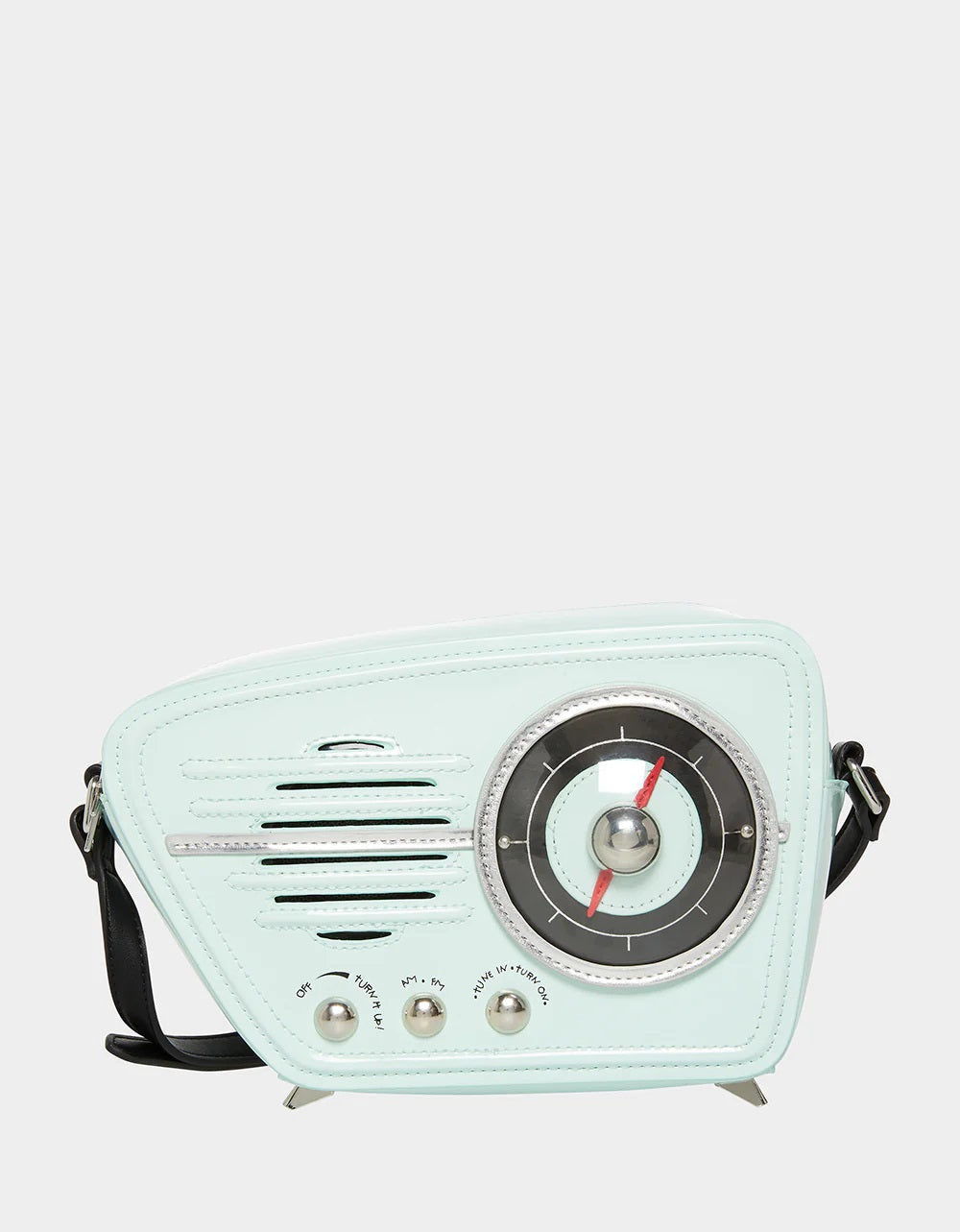 Kitsch Radio Active Crossbody Bag in Mint Green