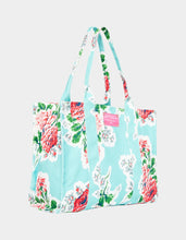 A Tote For All Floral Tote Bag in Blue Multi