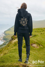 Patronus Zip Up Hoodie in Black