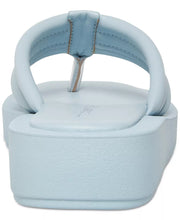 Amarri Platform Thong Sandals in Sky Blue