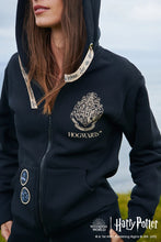 Patronus Zip Up Hoodie in Black