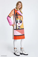 Classic Cut Coat with Powerpuff Blossom Print