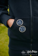 Patronus Zip Up Hoodie in Black