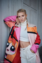 Classic Cut Coat with Powerpuff Blossom Print