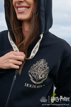 Patronus Zip Up Hoodie in Black