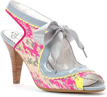 All For You Slingback Heels in Grey Fuchsia