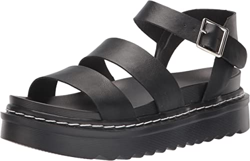 Dazze Strappy Sandals in Black