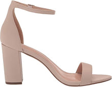Beella Block Heel Sandals in Blush