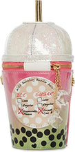 Kitsch Bubble Tea Crossbody Bag in Multicolor