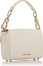 BPure-C Croc Embossed Box Bag in Bone
