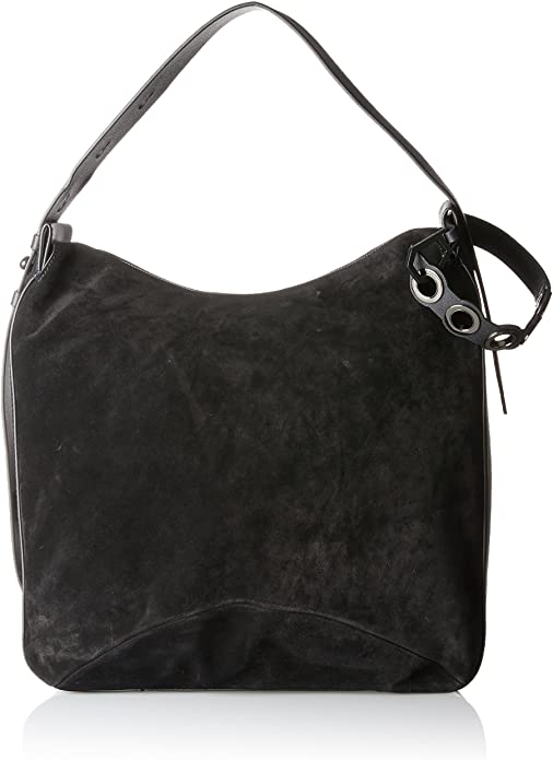Molly Shoulder Bag in Black Leather