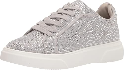 Coop-R Rhinestone Sneakers in Grey Multi