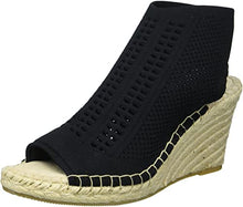 NC-Loca Espadrille Wedge Sandals in Black
