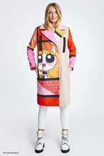 Classic Cut Coat with Powerpuff Blossom Print