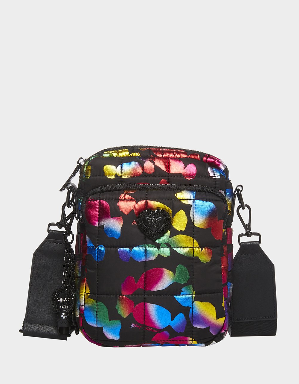 Puffy Perfection North South Nylon Crossbody in Multi