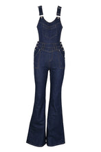Orion Demim Flare Overalls