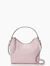 Charles Street Small Haven Leather Hobo Crossbody Bag