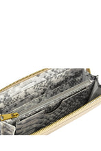 Lesley Luxury Leather Zip Wallet in Powder Rose