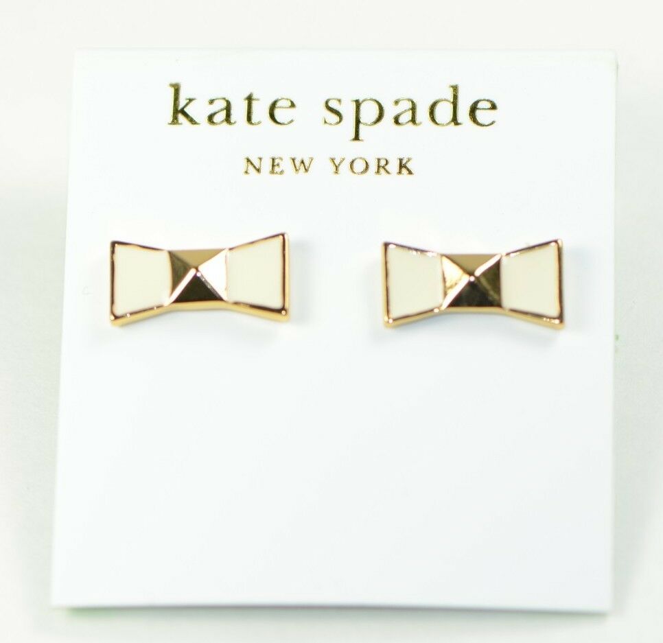 Locked In Bow Stud Earrings