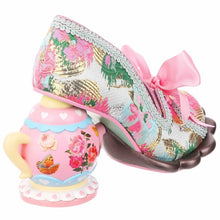 Elevenses Teapot Cake Party Heels in Pink Multi